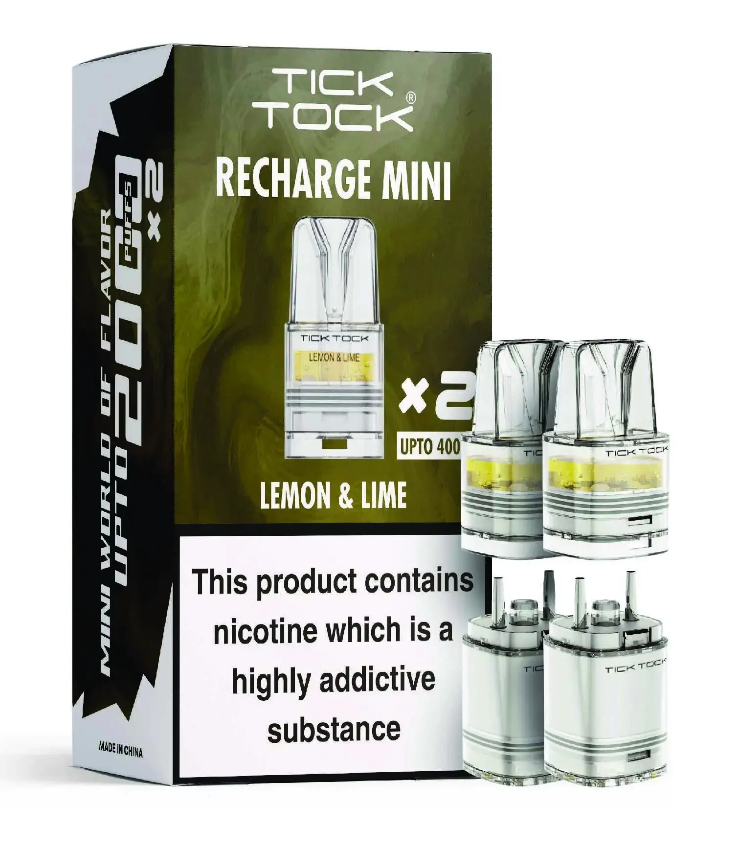Lemon & Lime Tick Tock Magic 8000 Prefilled Pods